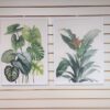 Dupla de Quadros Folhagens 54x74 cm