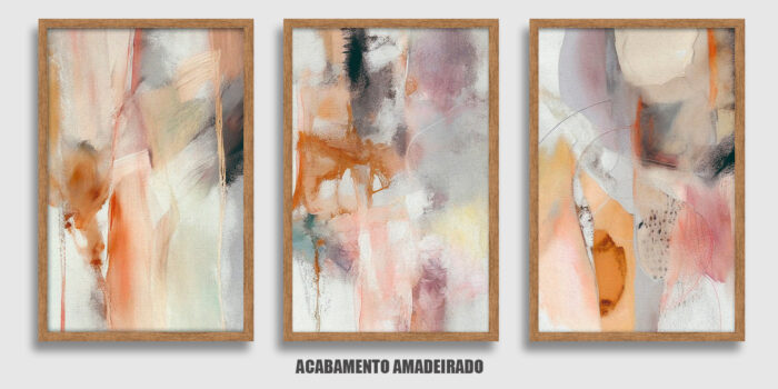 Trio de Quadros AB 1650 - AB 1651 - AB 1652 - Image 2