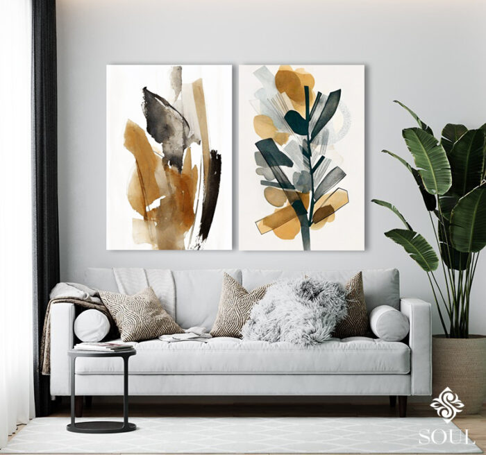 Dupla de Quadros AB 1648 - AB 1649