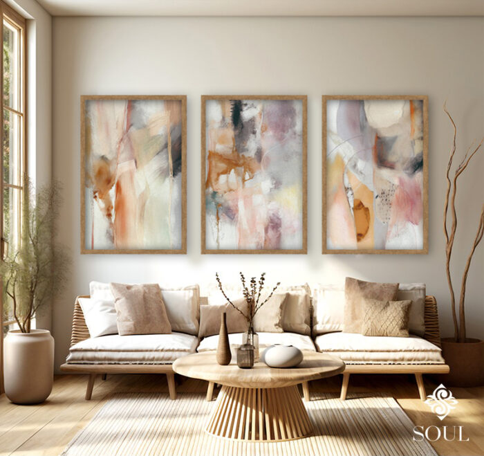 Trio de Quadros AB 1650 - AB 1651 - AB 1652